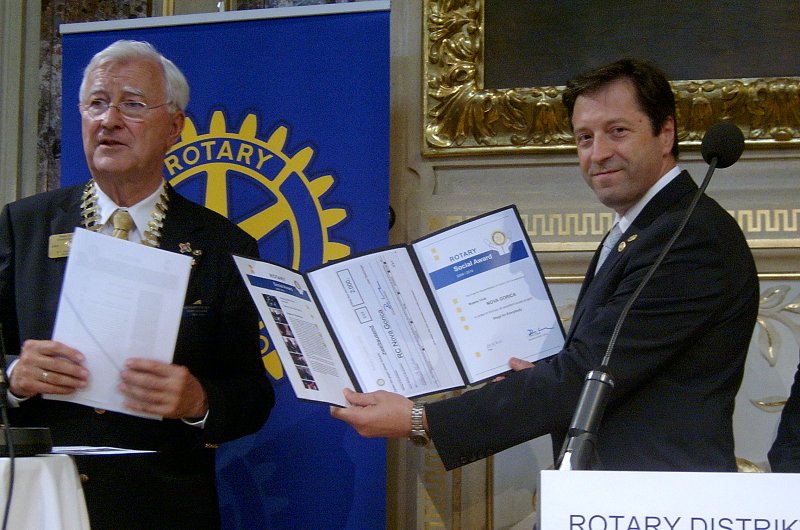 Rotary Social Award - Dunaj 2010 (foto: Hermina Kovačič)